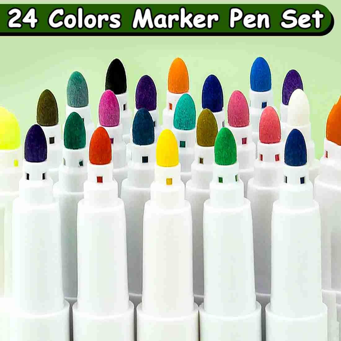 Kids' Acrylic Markers - 24 Assorted Colors: Perfect for art projects, DIY, and adding colorful details.
www.usmile.toys